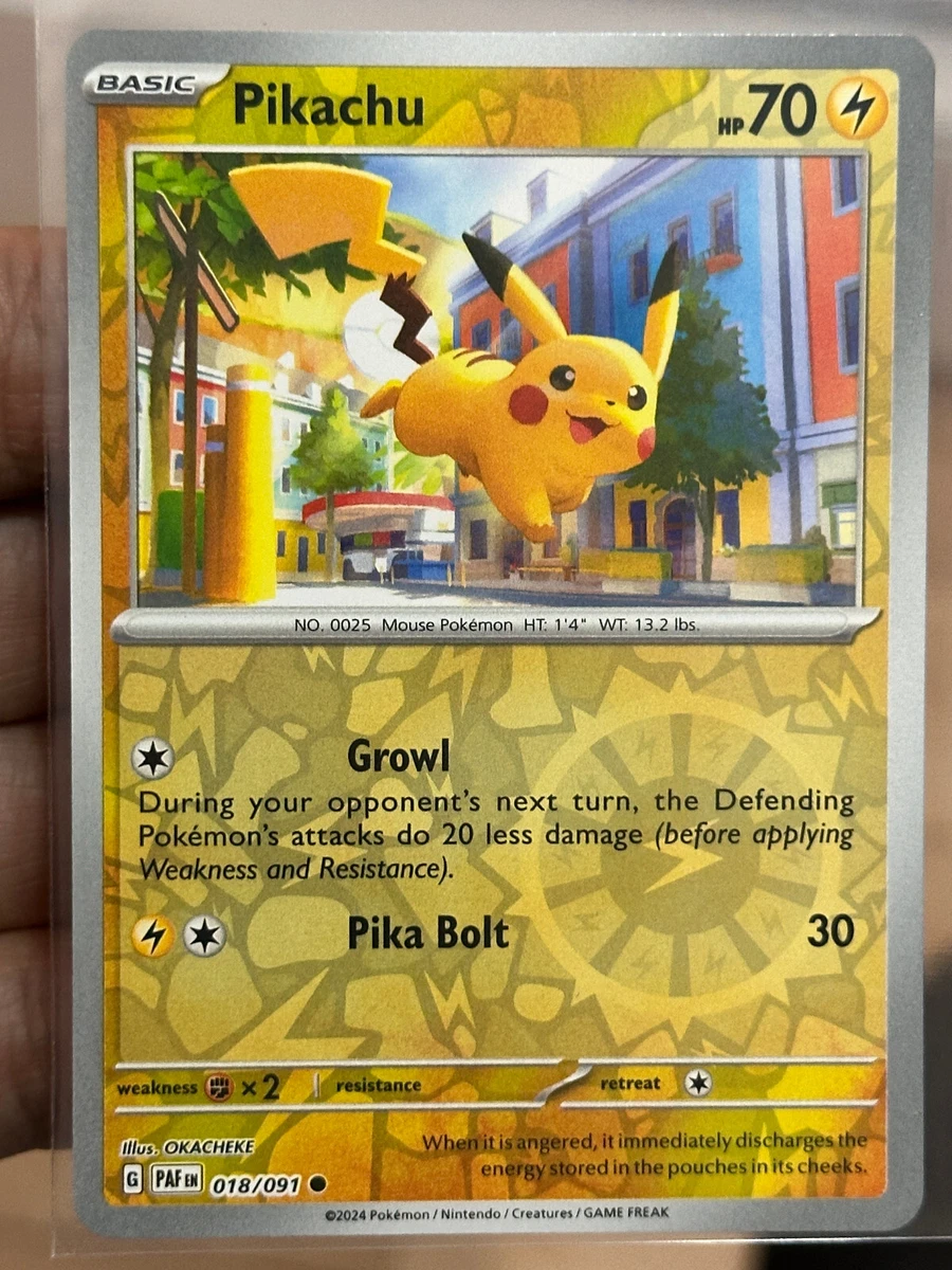 Pikachu Pokémon TCG Nintendo Common Individual Collectible Card