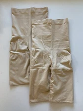 Lot of 2 Spanx Sara Blakely Sz M Higher Power Shorts High-Waisted Panties Nude