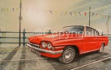 Ford Consul Capri 1960's Iconic Nostalgic British Cars Metal Sign Mancave Garage