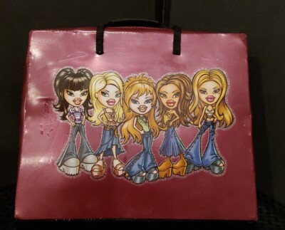 Lot Of Bratz Dolls & Accessories 1 Girl, 2 Boys,  Clothes, Shoes,& Storage Case