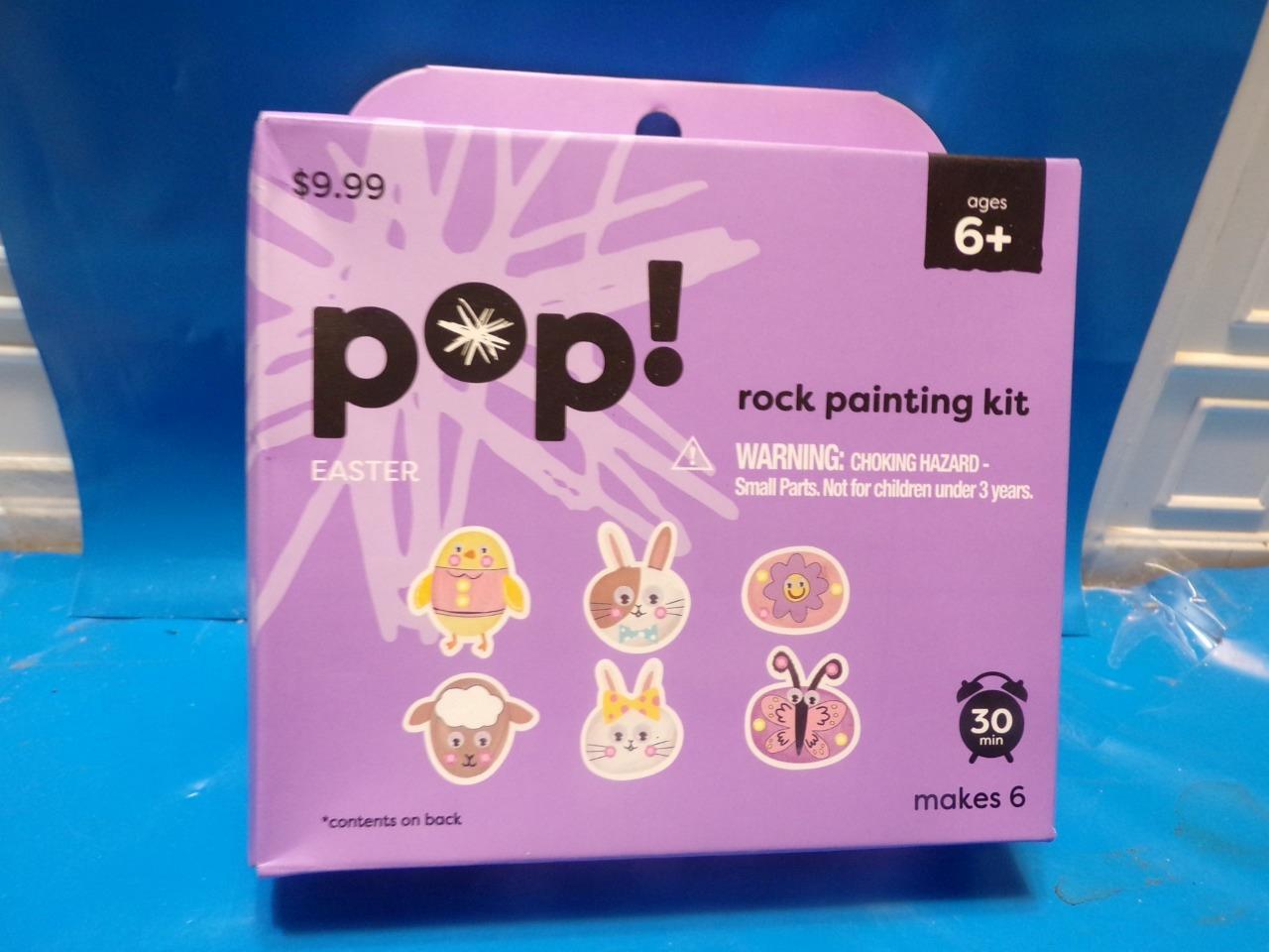 Crafts JoAnns POP Easter ROCK PAINTING KIT makes 6 eBay