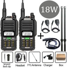 Baofeng Uv98pro 128ch Uhf/vhf Walkie Talkie Long Range Two Way Ham Radio Scanner