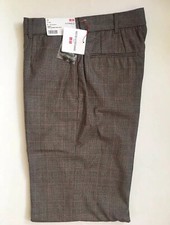 NWT Uniqlo Women's Ines de la Fressange Houndstooth Wool Blend Wide Leg Pants 6 