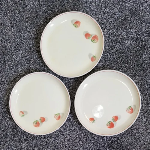 Set of Three (3) Vtg W.S George Cavitt-Shaw Strawberry Shortcake 6.25” Plates #3