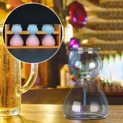 Doppelte Blase mehrschichtige Schüsse Brille Split Shots Glas für Einweihung Hochzeit