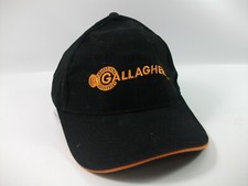 Gallagher Hat Black Strapback Baseball Cap