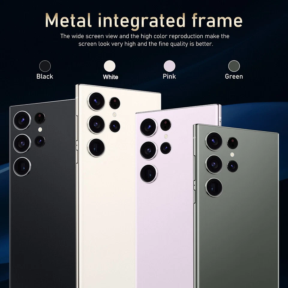 Smartphone S23 Ultra sbloccato Android cellulare 128GB dual SIM nuovo sigillato - Immagine 4 di 4