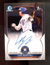 Luke Berryhill 2023 Bowman Chrome Prospect Auto #CPA-LBL Astros