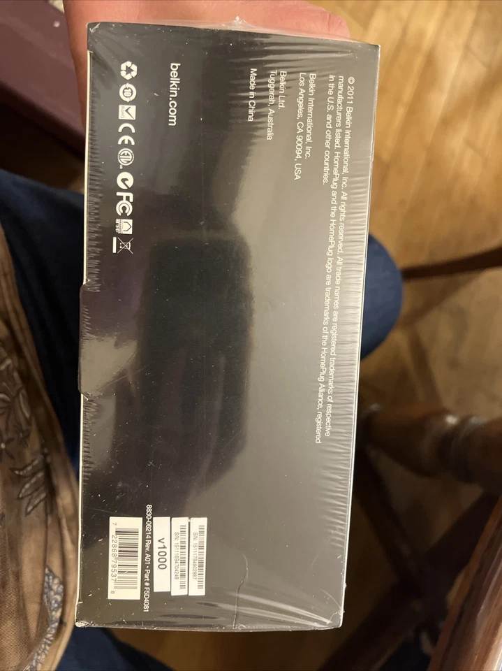 NEW Belkin VIDEOLINK 3 Powerline Internet Adapter SEALED - Image 3 of 3