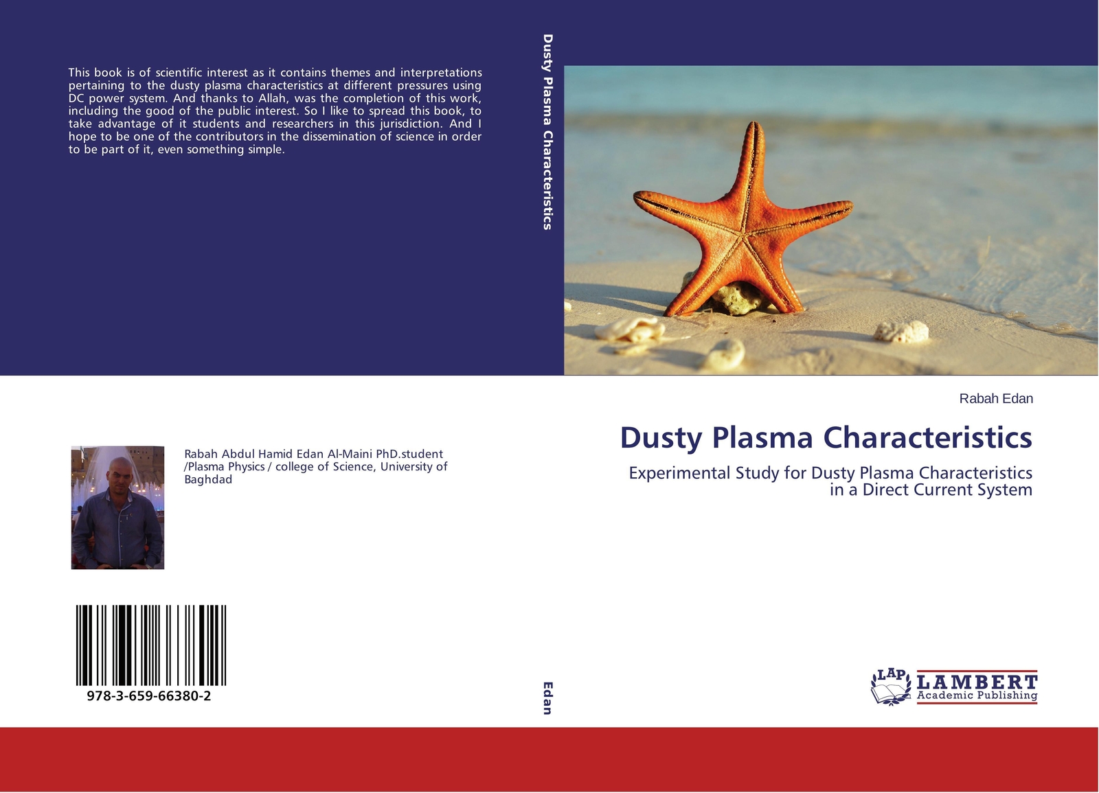 Thumbnail - Dusty Plasma Characteristics Rabah Edan Taschenbuch Paperback 140 S.