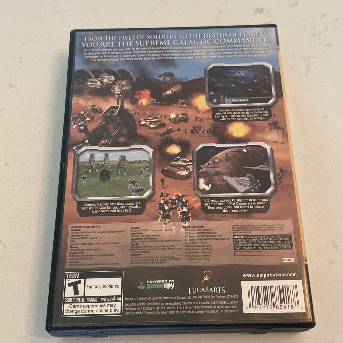Star Wars: Empire at War - PC CD-ROM Computer Game (Complete