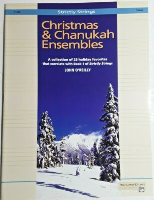 Christmas And Chanukah Ensembles For Two Violins, 23 Holiday Favorites