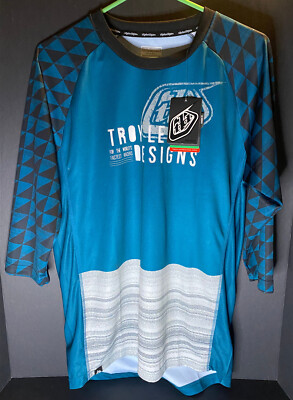 Troy Lee Designs TLD Mens S Ruckus Jersey Formation Dirty Blue NWT READ DESC