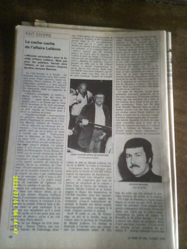 MESRINE SON EXECUTION DERNIER MESSAGE L AFFAIRE LELIEVRE 1979 - Imagen 4 de 4