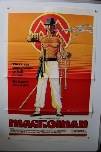 Machoman(1980) tri-fold movie poster
