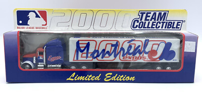 Vintage 2000 MLB Montreal Expos White Rose Collectibles 1:80 Scale Truck Trailer
