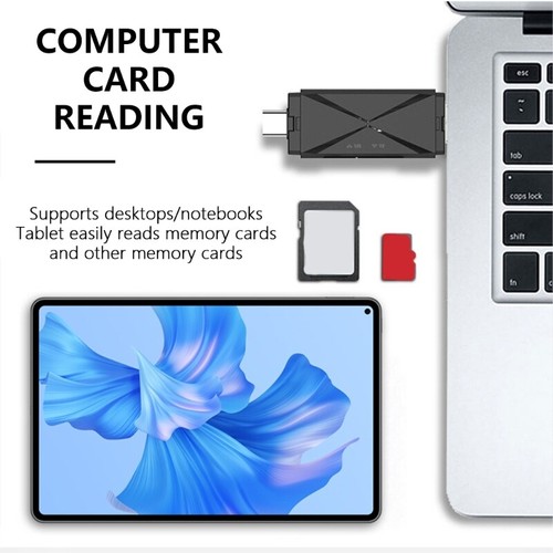 USB 2.0 Multifunction Type C Micros USB SDTF Card Reader for Cameras And Drones - 第 5/10 張圖片