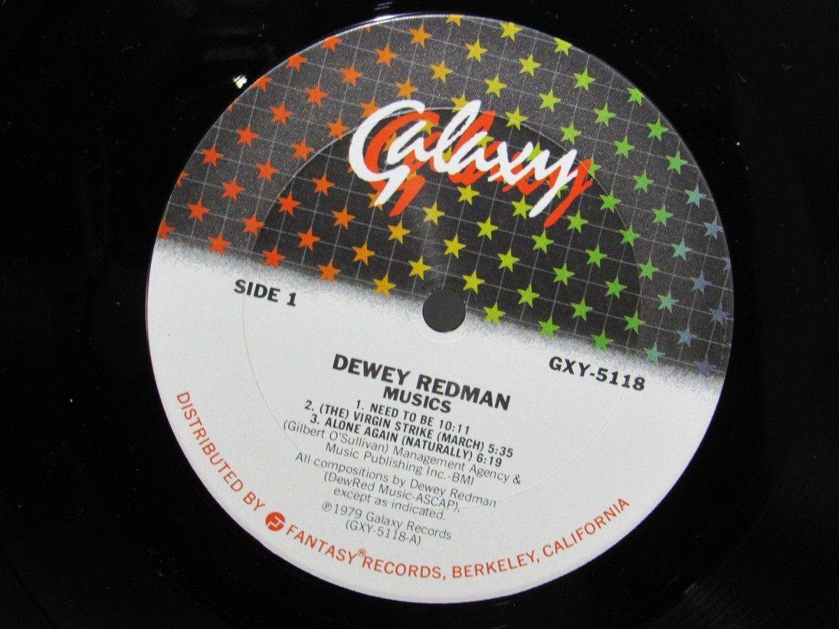 USオリジナル DEWEY REDMAN / MUSICS LPレコード Dewey Redman: Musics 1979 US LP Galaxy GXY 5118 Grade: VG | eBay