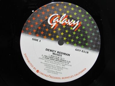 Dewey Redman: Musics 1979 US LP Galaxy GXY 5118 Grade: VG | eBay