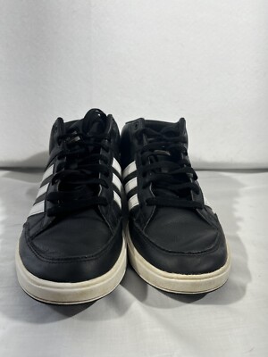 Adidas Shoes Men All Court Hoops  MID Black White Basketball  Size 7