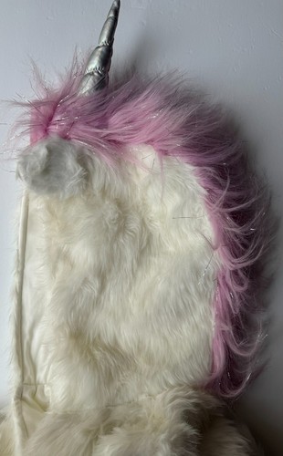 Spirit Halloween Adult Unicorn Costume-Hooded Lined Vest-Pockets-Preowned - Picture 5 of 7