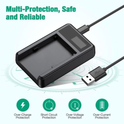 USB Battery Charger Canon PowerShot SX430 IS SX432 IS A2600