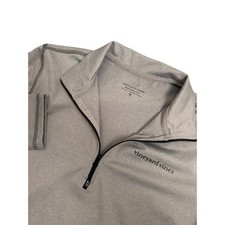 Vineyard Vines Performance Boys XL 18 Gray Heather 1/4 Zip Pullover Golf Casual