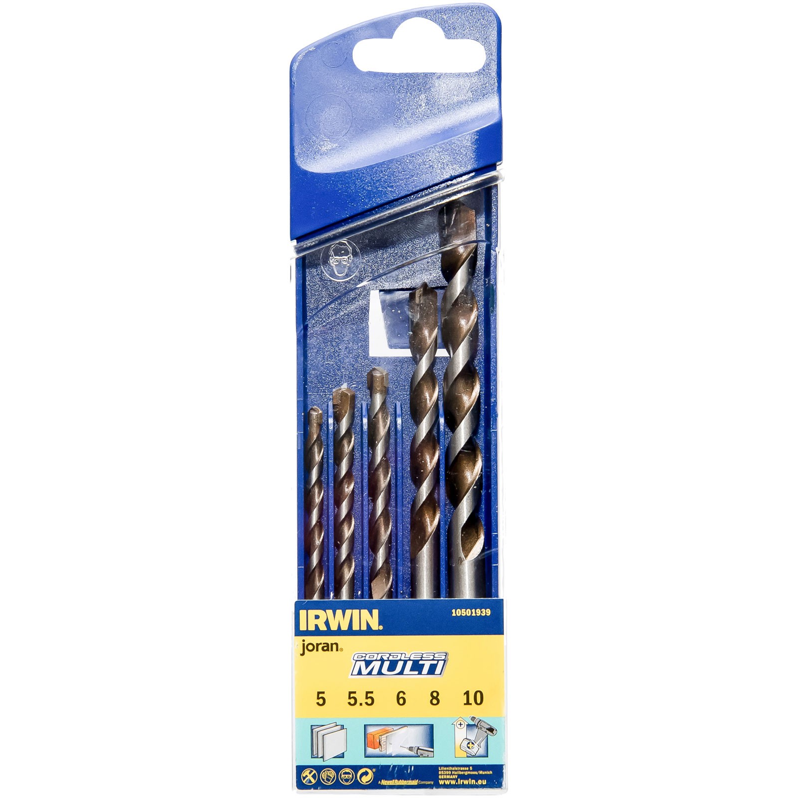 Irwin® Irwin Cordless Multi-Purpose Drill Bit Set, 5 Piece 10501939 - Image 9