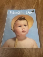 Vintage Woman's Day Magazine August 1951 Baby on cover