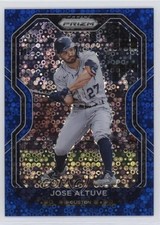2021 Panini Prizm Tier II Blue Donut Circle Prizm 56/199 Jose Altuve #179 0zd3