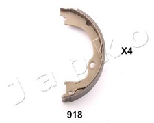 Bremsbackensatz JAPKO 55918 205mm für JEEP CHEROKEE 4 WK WK2 CRD 4x4