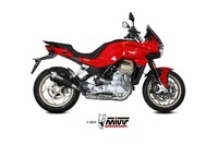 Endrohr Mivv Delta Race Schwarz Motorrad Guzzi V100 1000 Mandello 2023