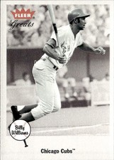 Billy Williams 2002 Fleer Greats of the Game #19 Chicago Cubs