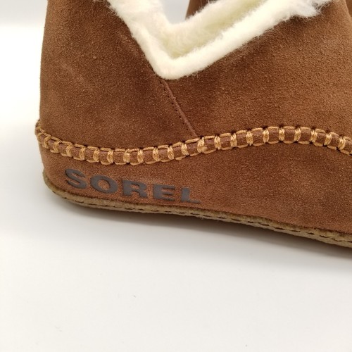 Sorel Men's Manawan II Slipper Sz 10 Brown Suede Slip On Shearlining Casual - Picture 3 of 8