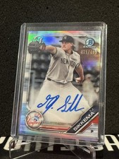 T.J. Sikkema 2019 Bowman Chrome 1st Refractor Auto /499 NY Yankees #CDA-TJS