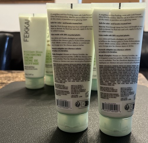 2X Fekkai Brilliant Gloss Finishing Cream Anti-Frizz Shine 100mL Factory Sealed - Picture 3 of 6