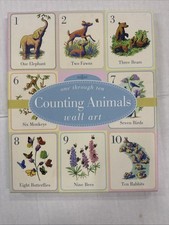 ART - PRINTS - eeBoo "1-10 Counting Animals" Cards 8"x10" Cards Kevin Hawkes