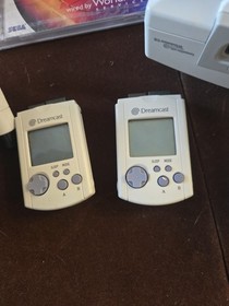 SEGA Dreamcast HKT-3020 Console w/ Controllers, VMUs, Box, Cables, Internet