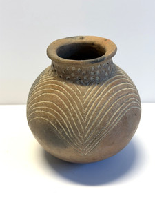 Ancient Native American Caddo Culture Olla Pottery Jar; A.D. 1200 - A.D. 1400