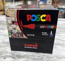 Uni POSCA PC-5M Paint Marker Master Box 80 Markers 10 8pc Packs Made In Japan