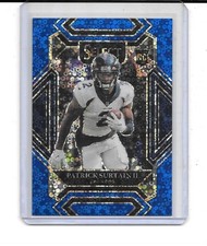2021 SELECT PATRICK SURTAIN II RC BLUE DISCO PRIZM REFRACTOR # 19/25 BRONCOS