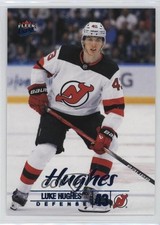 2024-25 Upper Deck Fleer Ultra Blue Foil 181/399 Luke Hughes #179 z6b