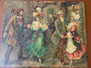 vintage wood jigsaw puzzle approx 300 400 peices