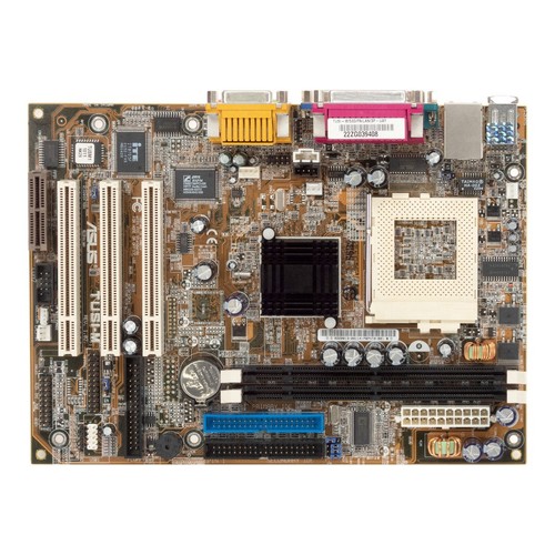 Mainboard micro-ATX ASUS TUSI-M SOCKEL PGA370 SDRAM PCI AMR - Bild 2 von 3