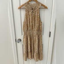 THML Urban Outfitters Animal Print Sleeveless Dress Size L