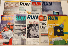 Vtg 1980s Commodore 64 RUN Magazine Lot of 9 User's Guide Vintage Computer