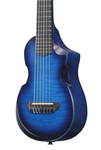 IBANEZ AUP10F-MNETBO PICCOLO GUITAR TRANSPARENT BLUE SUNBURST - Foto 5 di 11