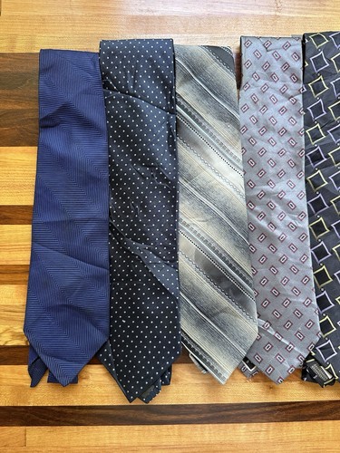 10 Piece Assorted Men's Tie Lot SEE PICTURES Mixed Brands Designer READ Lot #19 - 第 2/6 張圖片