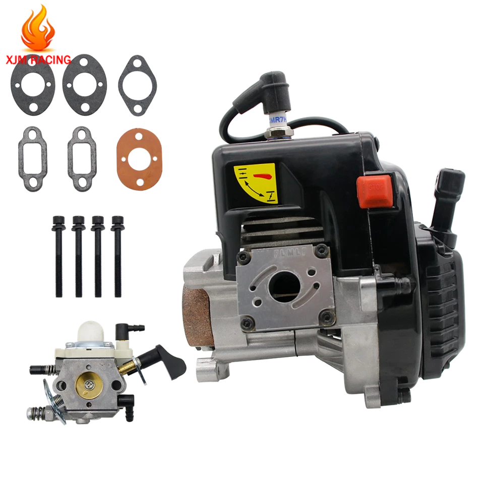 30.5CC 10HP Reed Engine with Carb 1191 For 1/5 HPI BAJA FG LOSI 5IVE T FLMLF RC - Image 4 of 4