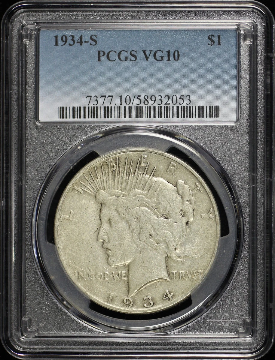 1934 Peace Dollars for sale | eBay